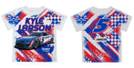 Kyle LarsonVive La Fete Paint Brush Racing Car T-Shirt- White - Vive La Fête - Online Apparel Store