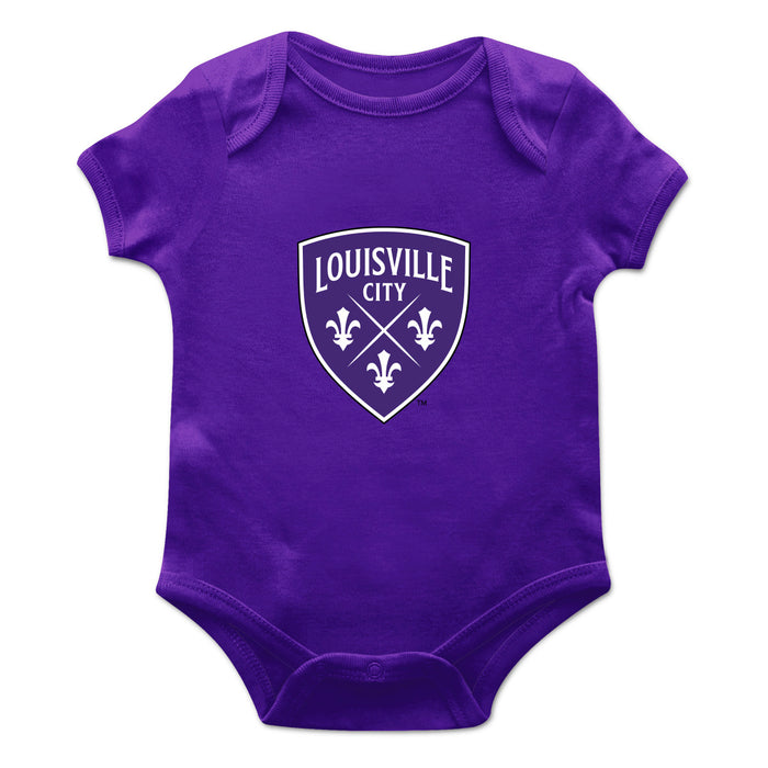Louisville City FC Cotton Short Sleeve Bodysuit Purple