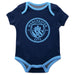 Manchester City Infant Blue Short Sleeve Onesie Logo Bodysuit