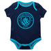 Manchester City Infant Blue Short Sleeve Onesie Logo Bodysuit