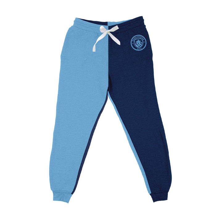 Manchester City Color Block Kids Blue Light Blue Fleece Jogger