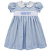 Manchester City Smocked Light Blue Gingham Girls Dress