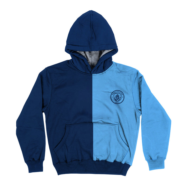 Manchester City Blue Fleece Long Sleeve Hoodie