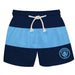 Manchester City Blue White Stripes Swimtrunks V2