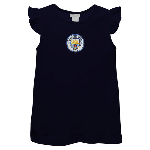 Manchester City Embroidered Navy Knit Angel Sleeve