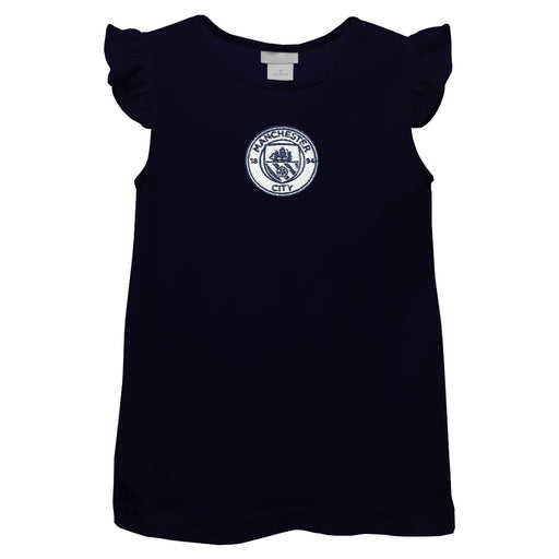 Manchester City Embroidered Navy Knit Angel Sleeve
