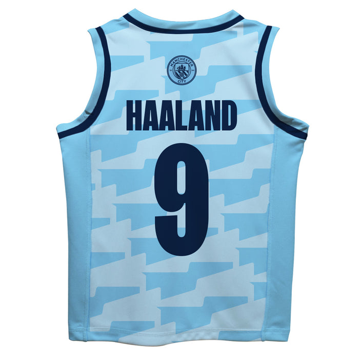 Manchester City Erling Haaland Boys Fashion Basketball Top - Vive La Fête - Online Apparel Store