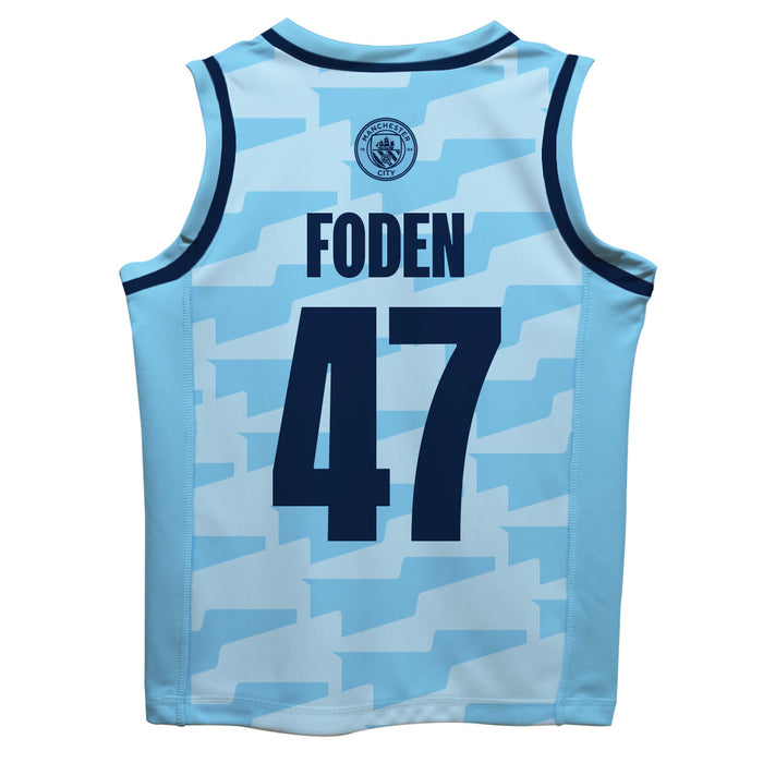 Manchester City Phil Foden Boys Fashion Basketball Top - Vive La Fête - Online Apparel Store