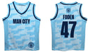 Manchester City Phil Foden Boys Fashion Basketball Top - Vive La Fête - Online Apparel Store