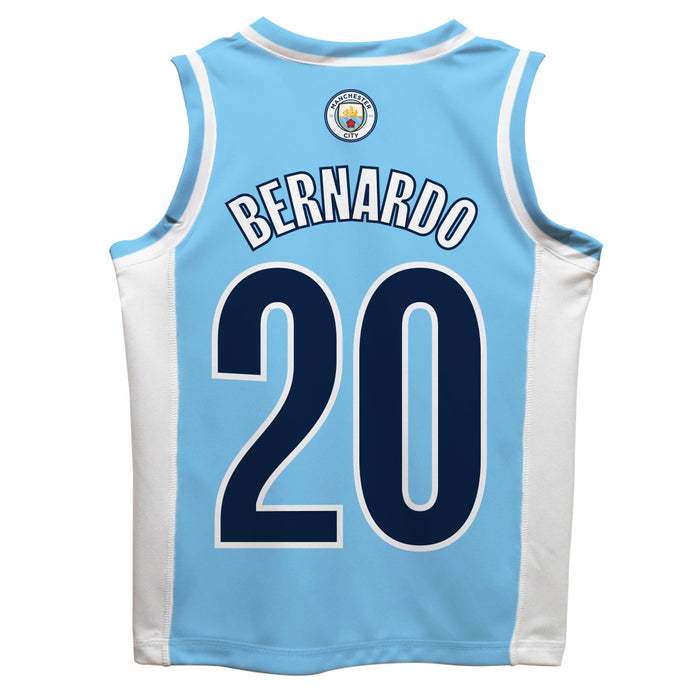 Manchester City Bernardo Silva Boys Fashion Basketball Top V3 - Vive La Fête - Online Apparel Store