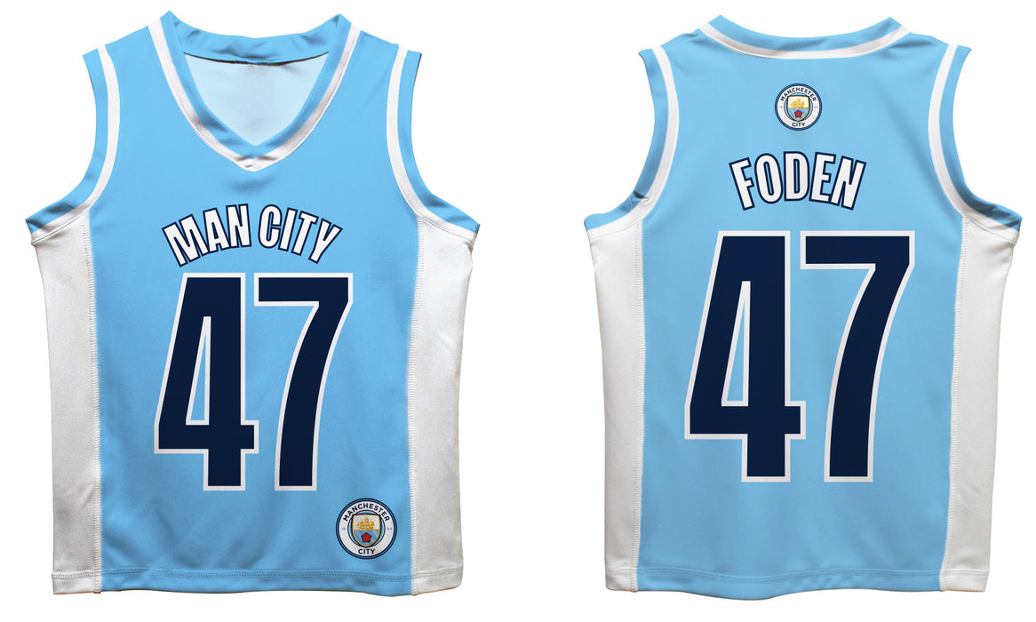 Manchester City Phil Foden Boys Fashion Basketball Top V3 - Vive La Fête - Online Apparel Store