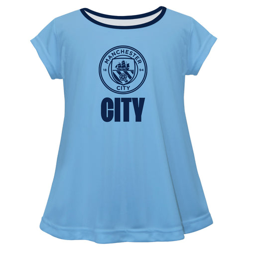 Manchester City Short Sleeve Light Blue Top