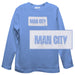 Manchester City Smocked Light Blue Knit Boys Long Sleeve Tee Shirt - Vive La Fête - Online Apparel Store
