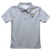 Manchester City Embroidered Gray Short Sleeve Polo Box Shirt