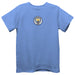Manchester City  Embroidere Light Blue Knit Short Sleeve Boys Tee Shirt