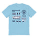Manchester City Impressions Artwork Light Blue Youth Cotton T-Shirt