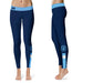 Manchester City Ankle Color Block Women Blue Yoga Leggings - Vive La Fête - Online Apparel Store