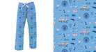 Manchester City Repeat Print Hand Sketched Impressions Artwork Womens Light Blue Lounge Pants - Vive La Fête - Online Apparel Store