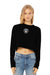 Manchester City Women Black Cropped Crew Neck With Color Block