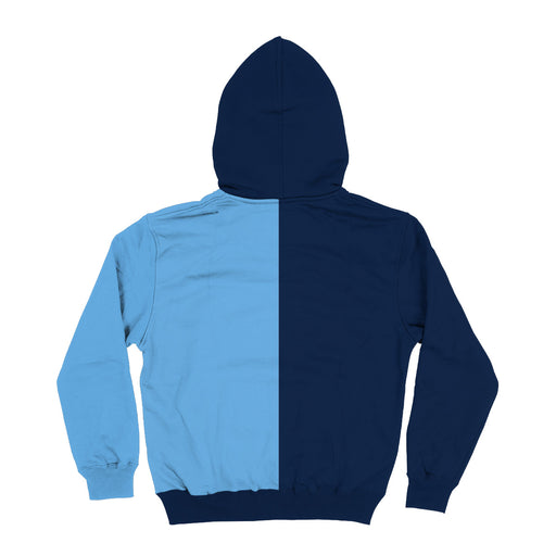 Manchester City Color Block Women Blue Light Blue Fleece Long Sleeve Hoodie - Vive La Fête - Online Apparel Store