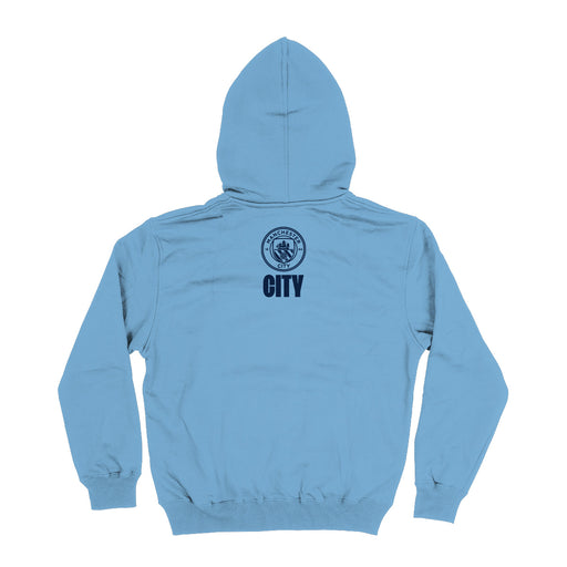 Manchester City Color Block Women Light Blue Fleece Long Sleeve Hoodie - Vive La Fête - Online Apparel Store