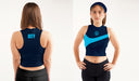 Manchester City Women Blue Sleeveless Croptop  With Color Block - Vive La Fête - Online Apparel Store