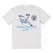 Manchester City Womens White Cotton Tshirt
