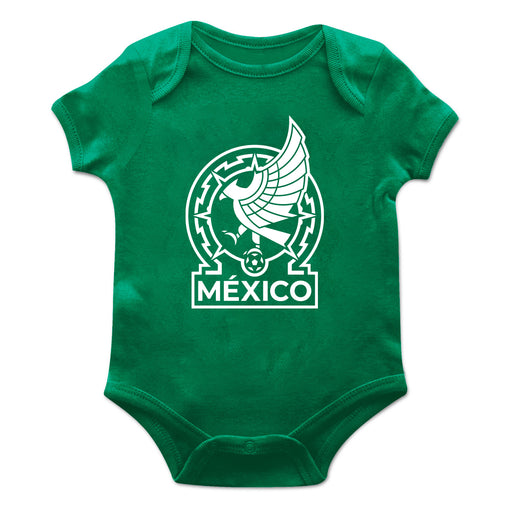 Mexico National Soccer Team Infant Green Short Sleeve Bodysuit With Logo