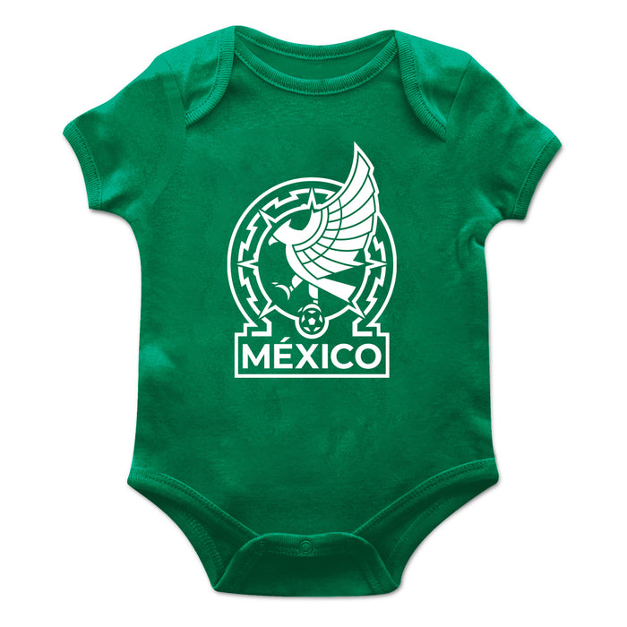 Mexico National Soccer Team Infant Green Short Sleeve Bodysuit With Logo