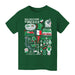 Mexico National Soccer Team Impressions Artwork Boys Green Cotton Short Sleeve Tee