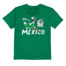 Mexico National Soccer Team Impressions Artwork Green Youth Cotton T-Shirt