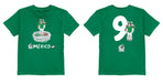 Mexico National Soccer Team Impressions Artwork Green Youth Cotton T-Shirt - Vive La Fête - Online Apparel Store