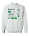 Mexico National Soccer Team Womens White Cotton Crewneck Pullover Sweatshirt