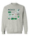 Mexico National Soccer Team Womens Grey Cotton Crewneck Pullover Sweatshirt