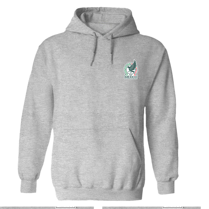 Mexico National Soccer Team Impressions Artwork Women Cotton Fleece Long Sleeve Hoodie - Vive La Fête - Online Apparel Store