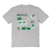 Mexico National Soccer Team Womens Grey Cotton Tshirt