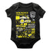 New Mexico United Cotton Short Sleeve Bodysuit Black Impressions Artwork