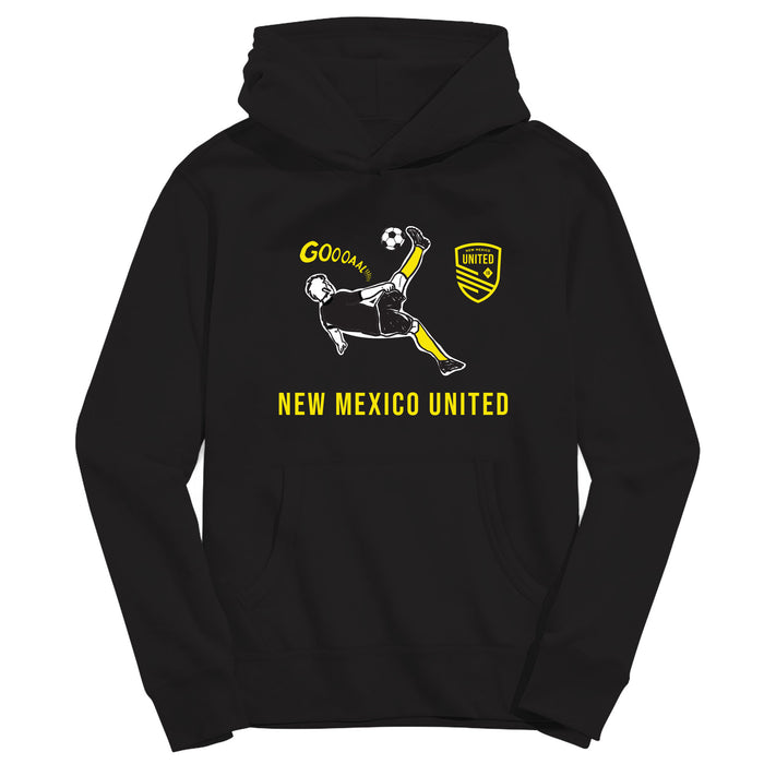New Mexico United Youth Black Pullover Cotton Hoodie