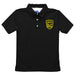 New Mexico United Boys Solid Black Short Sleeve Polo Shirt