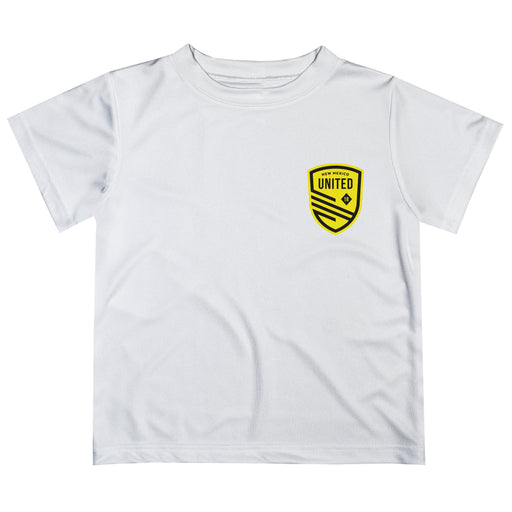New Mexico United Impressions Artwork Boys White Short Sleeve Tee
