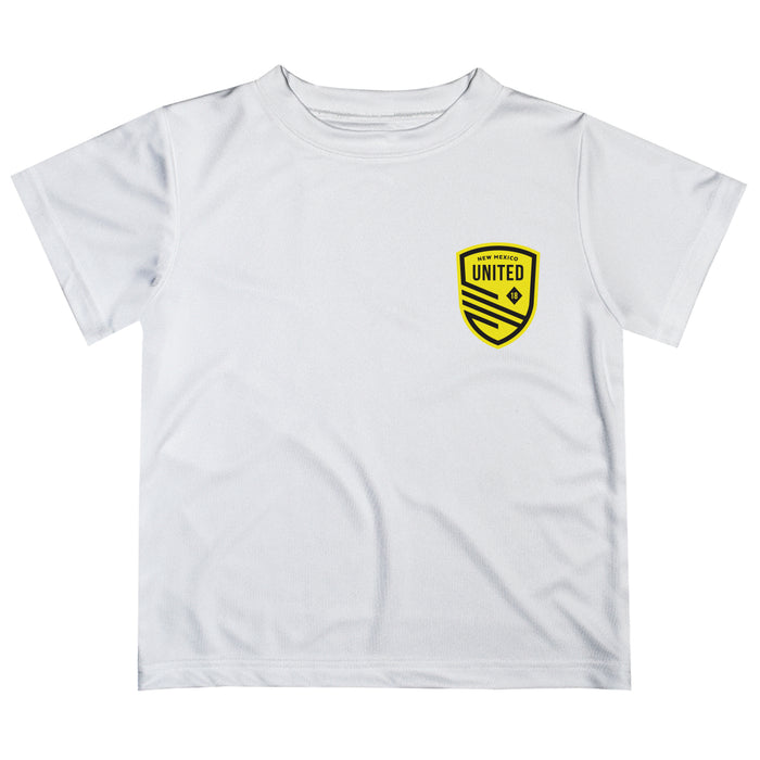 New Mexico United Impressions Artwork Boys White Short Sleeve Tee