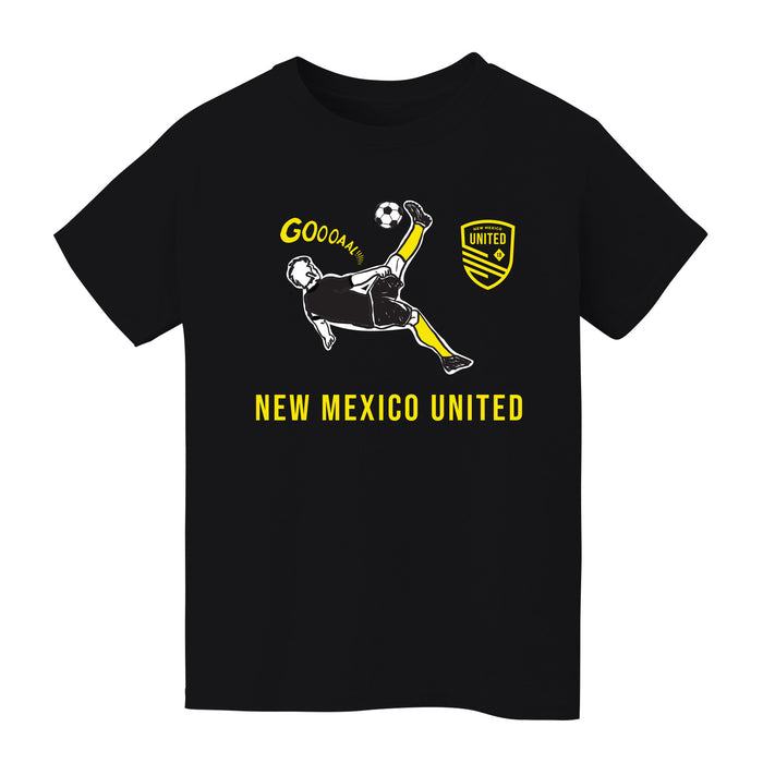 New Mexico United Impressions Artwork Black Youth Cotton T-Shirt