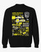New Mexico United Cotton Crewneck Pullover Sweatshirt Black Womens
