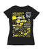 New Mexico United Women's V-neck Fitted Black Cotton T-Shirt - Vive La Fête - Online Apparel Store