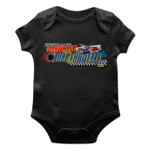 NASCAR Merchandise Cotton Short Sleeve Bodysuit Black