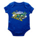 NASCAR Merchandise Cotton Short Sleeve Bodysuit Royal