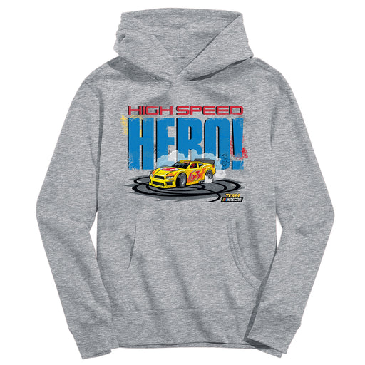 NASCAR Merchandise Pullover Cotton Youth Hoodie Gray