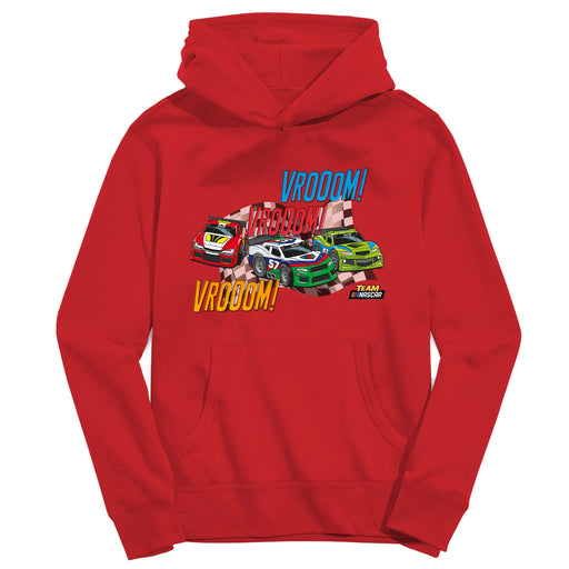 NASCAR Merchandise Pullover Cotton Youth Hoodie Red