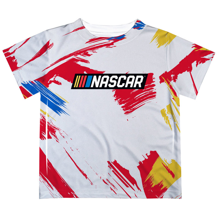 NASCAR Merchandise Paint Brush T-Shirt White - Vive La Fête - Online Apparel Store