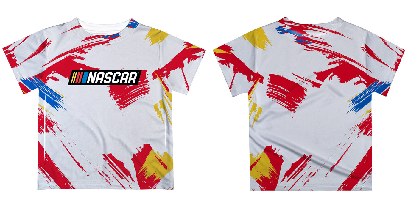 NASCAR Merchandise Paint Brush T-Shirt White - Vive La Fête - Online Apparel Store